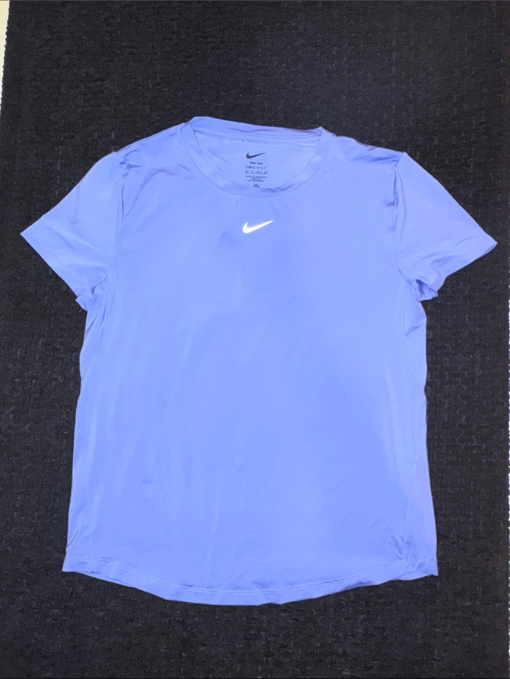 Blue Nike dri-fit short sleeve